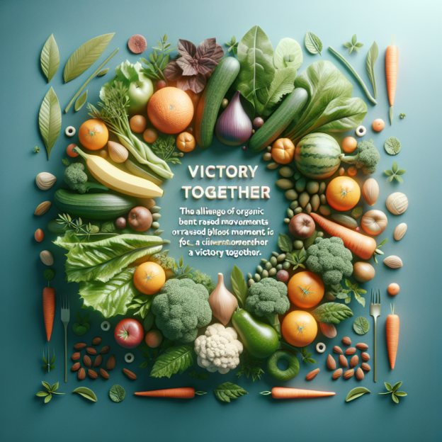AI Generated: Organic and plant-based movements: Natural allies. Winning together!